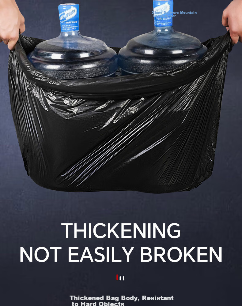 Sodolike Shangdao Vest Property Bag, Black, 120*140cm, 50 Pieces, Single-Sided, 1.5 Microns Thick 4
