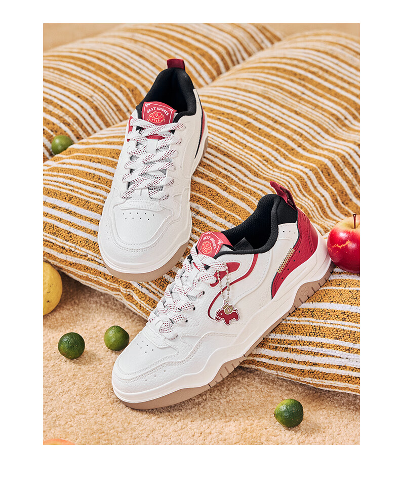Xtep Haobai | Men's National Trend Sports Skate Shoes Breathable Soft Elastic Wear-Resistant White Sneakers Simple Versatile Shoes for Men 19