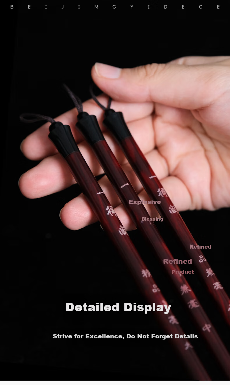 [Lowest Price Online] Yidege Calligraphy Brush Set with Mixed Goat Hair for Chinese Painting, Large/Medium/Small Regular Script, Cursive Script, Clerical Script, Seal Script, Brush Pen, Four Treasures of The Study, Beginner's Set with Three Mixed Goat Hair Brushes 5
