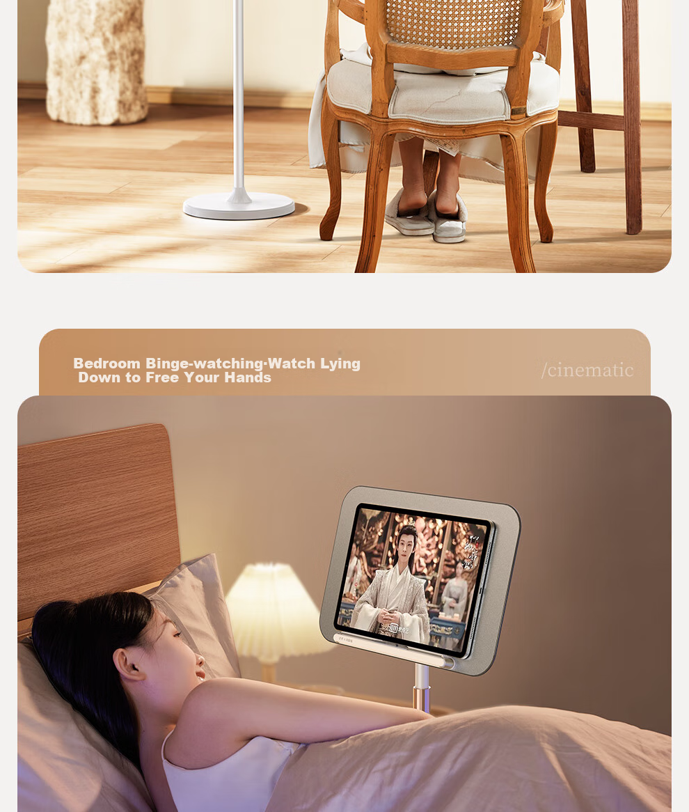 Xiaotianweilai Adjustable Floor Reading Stand, Standing Bookshelf for Picture Books And Sheet Music, Reading Device for Computer And Tablet, Anti-Lowering Head Posture, Back-To Essential, Wooden Reading And Writing Platform 13