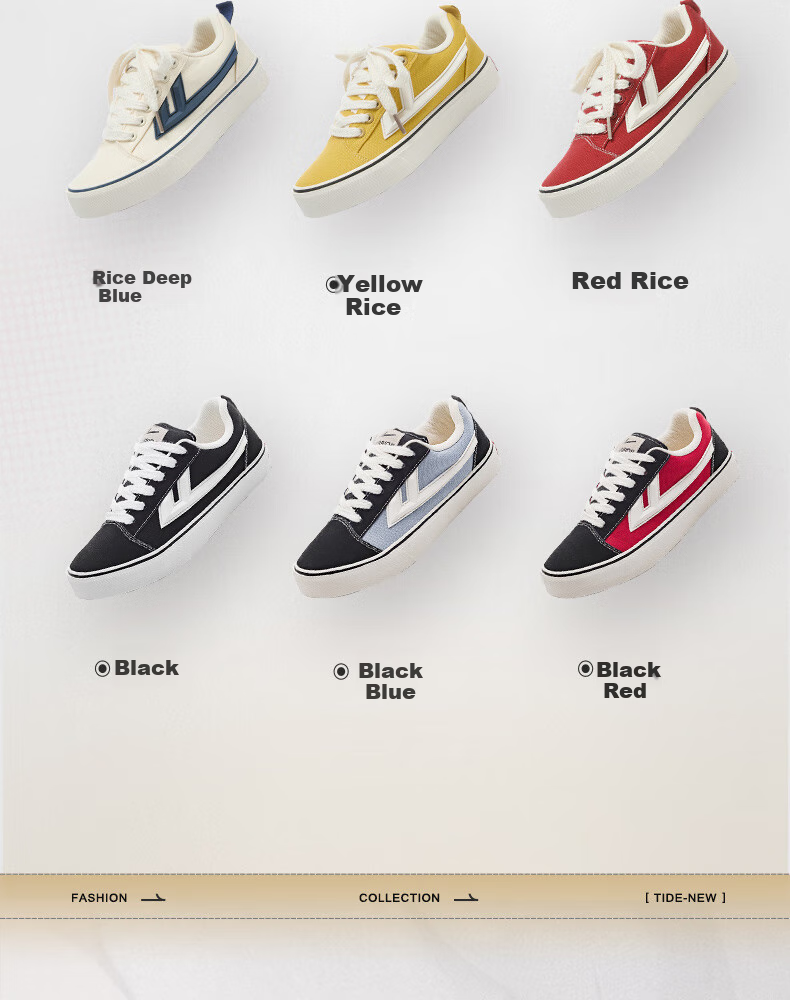 Huili Official Women's Canvas Shoes, 2026 Summer Retro Casual Sneakers, Lightweight White Shoes for Women, Beige Deep Blue, Size 36 4