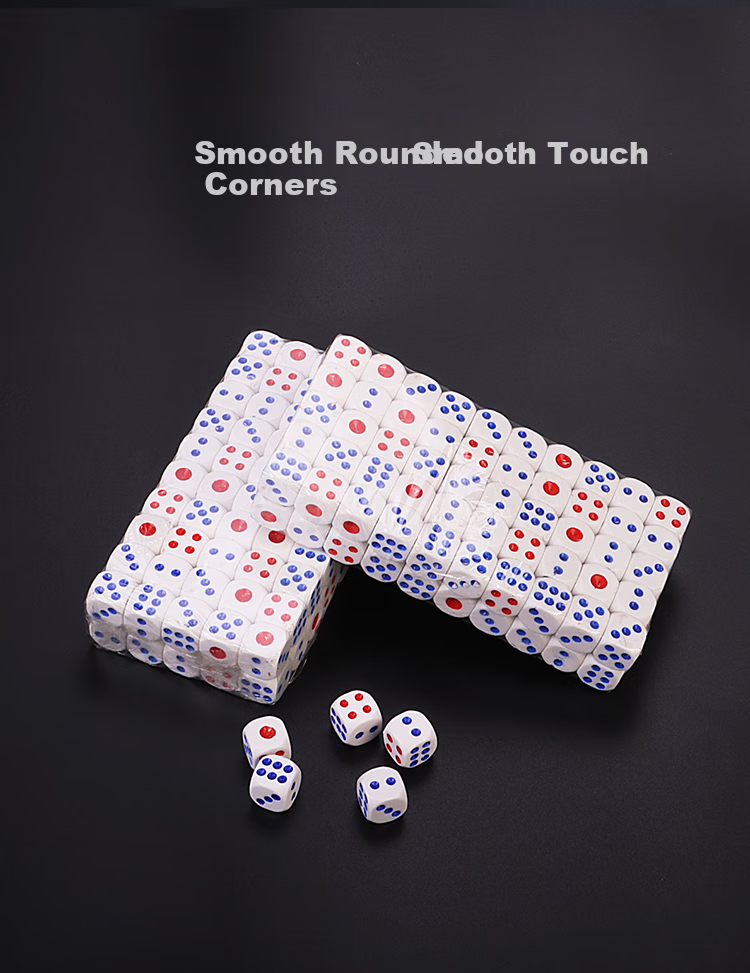 Shenglv Large Dice, Colorful Dice, Dice Cup, Sieve, Mahjong Game Dice, Large Size No. 14 Pips 3