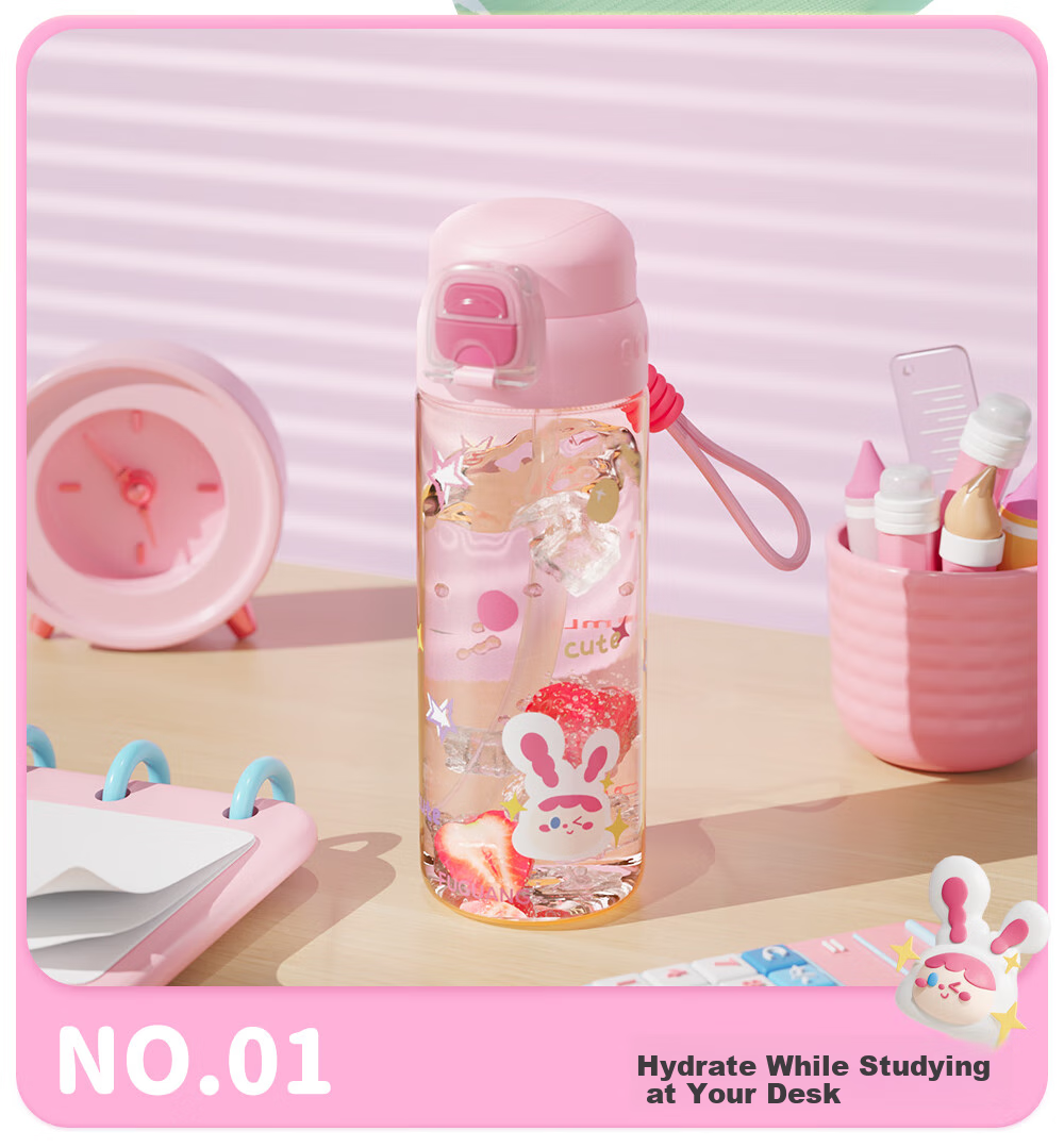 Fuguang Children's Water Bottle, PPSU Material, Elementary School Summer Dual-Use Straw Cup, Kindergarten And Pregnant Women Plastic Cup, 620ml 13