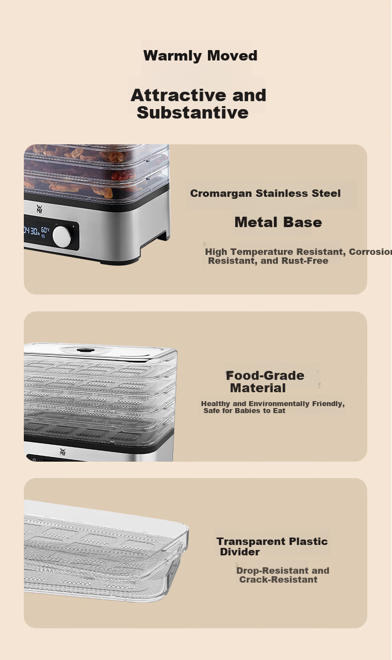WMF Futenbao Dried Fruit Machine, Small Fruit And Food Dehydrator, Tea And Baking Machine, Home Food Electric Dryer, Baking Self-Made Jerky And Dried Fruit Maker, Dried Fruit Machine 11