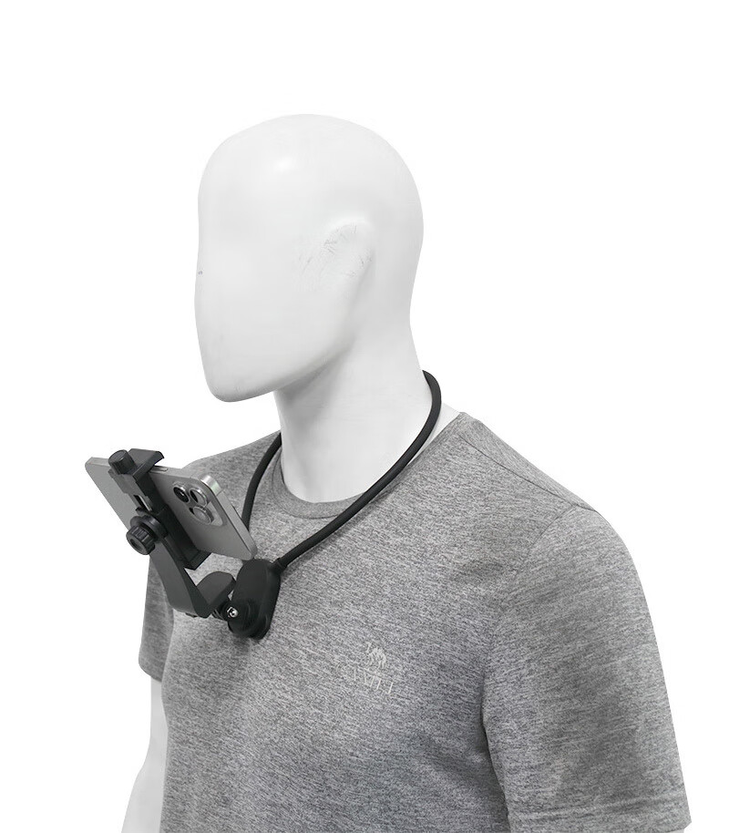 KYOTSU Silicone Sports Camera and Phone Neck Strap Mount for GoPro 13/12/11, DJI Action 6/5 Pro/4, FeiyuTech, Comfortable Wear Neck Strap 1