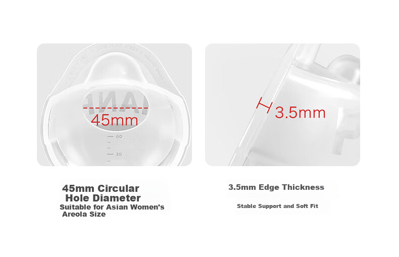 Xiaoyaxiang Manual Breast Pump, Hands-Free Anti-Leakage Milk Collector, Breast Milk Storage Device, Stable And Solid Model 10