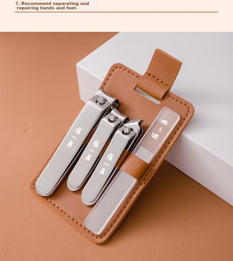 Zhangxiaoquan Nail Clipper Set, Five-Piece Beauty Kit, Straight And Diagonal Nail Clippers, Nail File, Ear Pick Set H100041 14