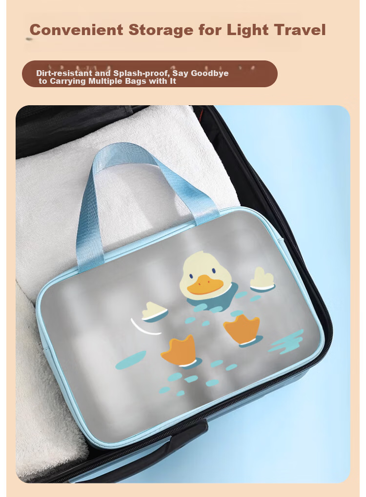 Banzheni Toiletry Bag for Men And Women, Travel Fitness Swimming Makeup Storage Bag, Underwear Organizer, Business Trip Wet And Dry Separation Waterproof Large Capacity 7