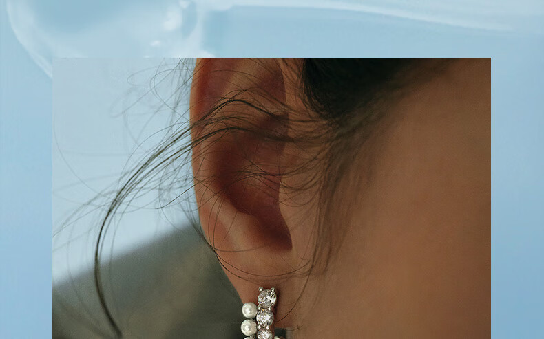HEFANG Jewelry Bubble Double-Layer Earrings, Birthday Gift [520 Valentine's Day Gift], Present for Girlfriend 3
