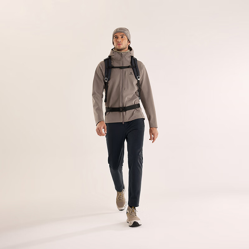 KAILAS Rock X Softshell Fleece Anti-Static Windproof Thickened Outdoor Hiking Pants Autumn Winter Men's