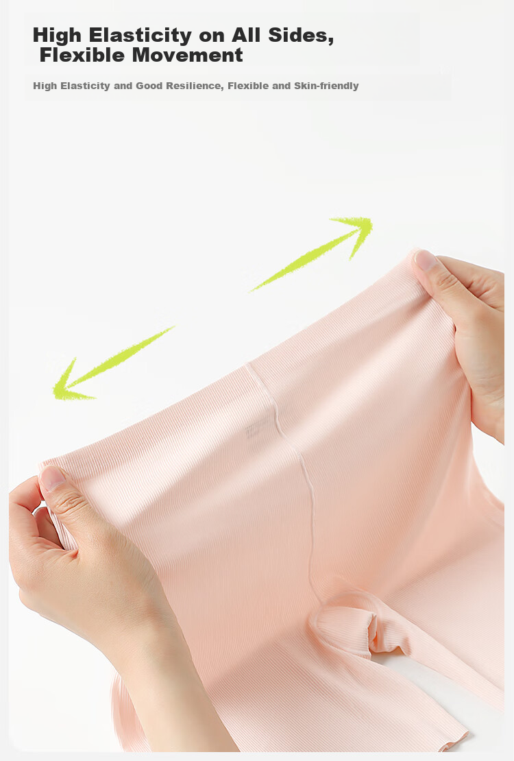 Dingguagua Girls' Safety Shorts And Underwear Two-In Anti-Exposure Children's Ice Silk Shorts Girls' Summer Thin Base Layer Protective Pants 10