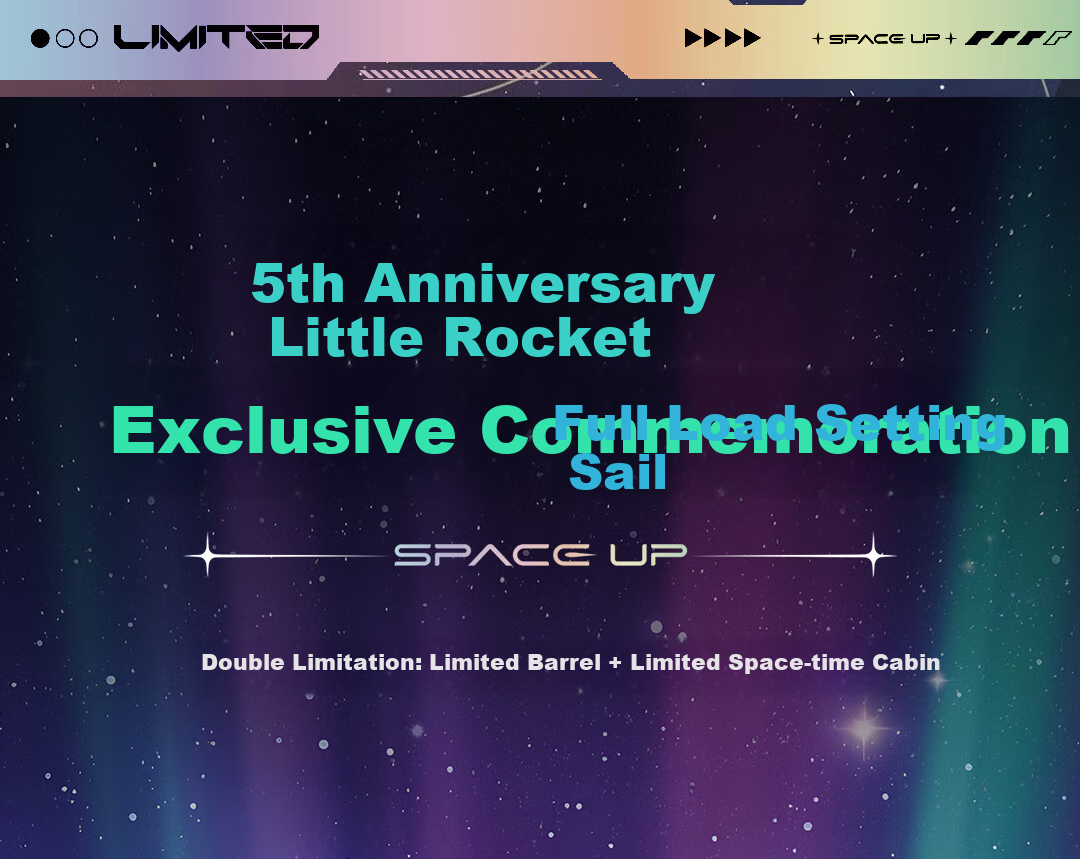 Dianshi Pen Set [National Day Gift], Space Capsule Rocket 5th Anniversary Limited Edition Pen Holder, Aesthetically Pleasing Stationery Set Gift Box, Student Birthday Present, 361E-B Nebula Purple 5