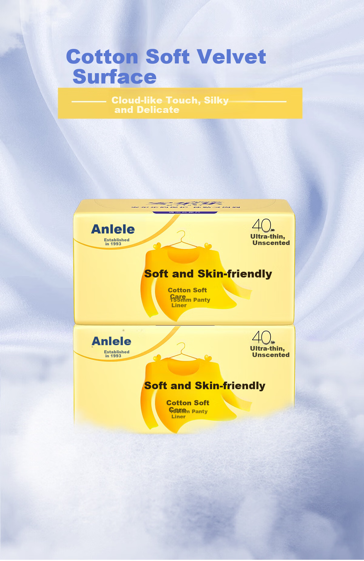 Anerle Ultra-Thin Mini Pads, 155mm, 80 Pieces [Brand Direct Supply, Safe Quality] 3