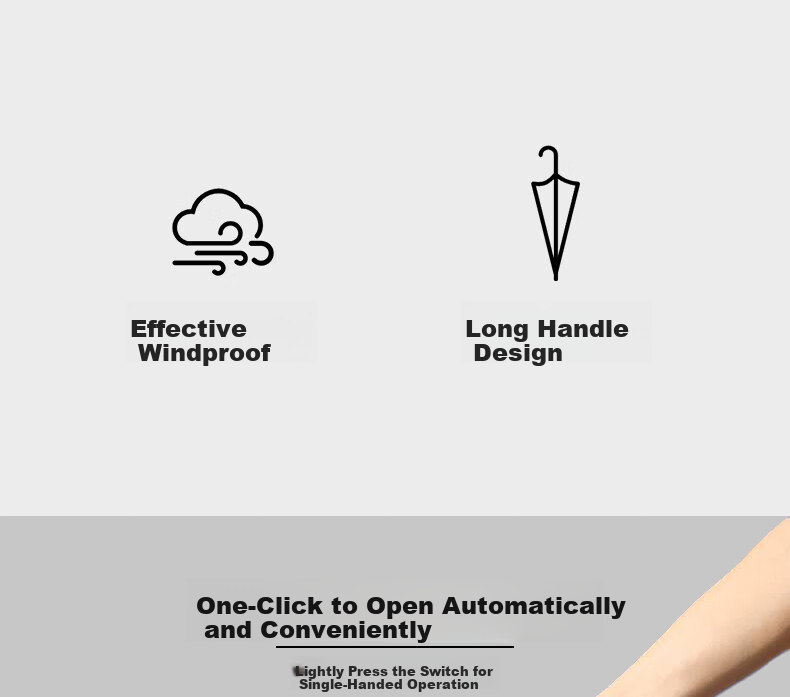 Tiantangshan Windproof Double Umbrella, Long Handle, 10 Ribs, Extra Large Size, Semi-Automatic Straight Pole, Suitable for Both Sun And Rain, Business Umbrella, Deep Navy Blue 4