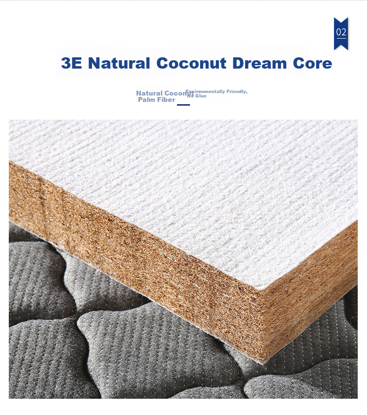 Pengyoujiasi Mattress, Folding Mattress, Coconut Palm Fiber Mattress, Bamboo Carbon Fiber Fabric, 100*190CM, PY-T10 4