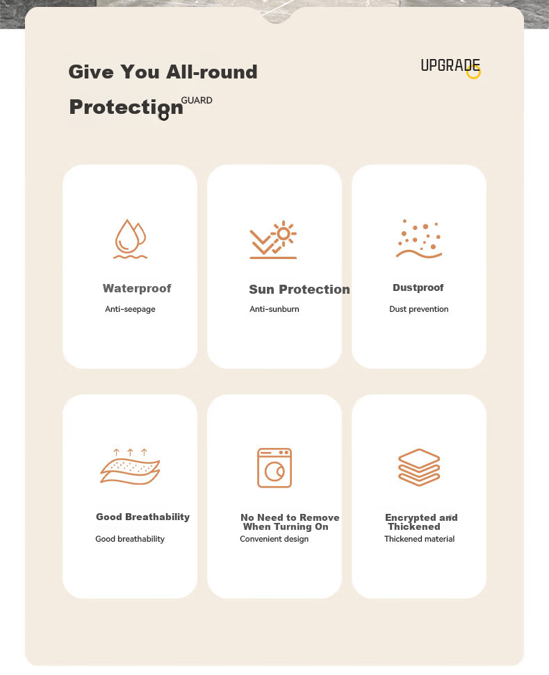 Keruier Drum Washing Machine Cover, Fully Automatic Washing Machine Cover, Dust-Proof And Waterproof Cover, Balcony Sun Protection Cover, Suitable for Midea, Haier, Little Swan, Panasonic, 8/9/10 Kg Universal 1