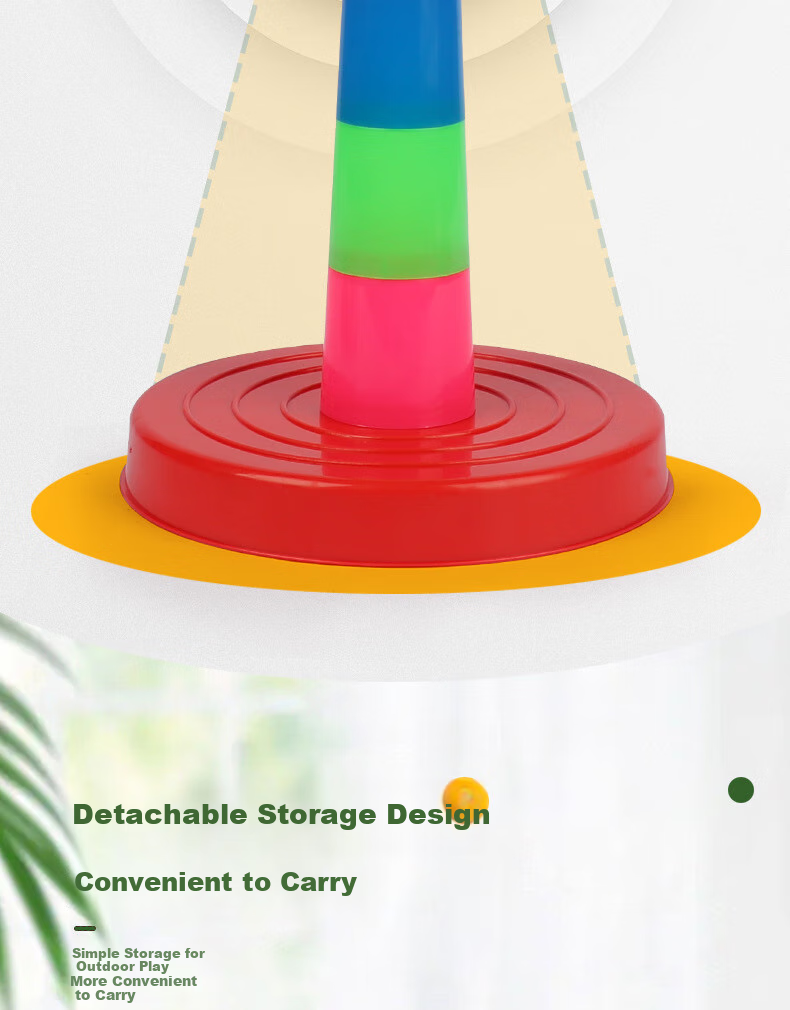 Huashimeng Ring Toss Toy, Night Market Stall Game, Children's Play, Wedding Plastic Ring Toss Prize, 30 Pieces 10