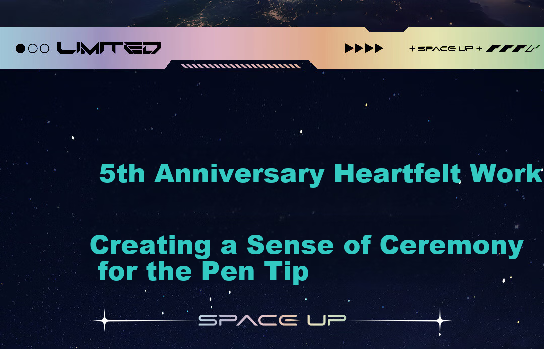 Dianshi Pen Set [National Day Gift], Space Capsule Rocket 5th Anniversary Limited Edition Pen Holder, Aesthetically Pleasing Stationery Set Gift Box, Student Birthday Present, 361E-B Nebula Purple 7