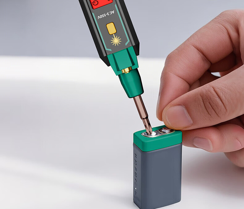 GREENER Electric Tester Pen Multifunction Digital Voltage Detector Screwdriver for Household Leakage and Wire Break Detection 18