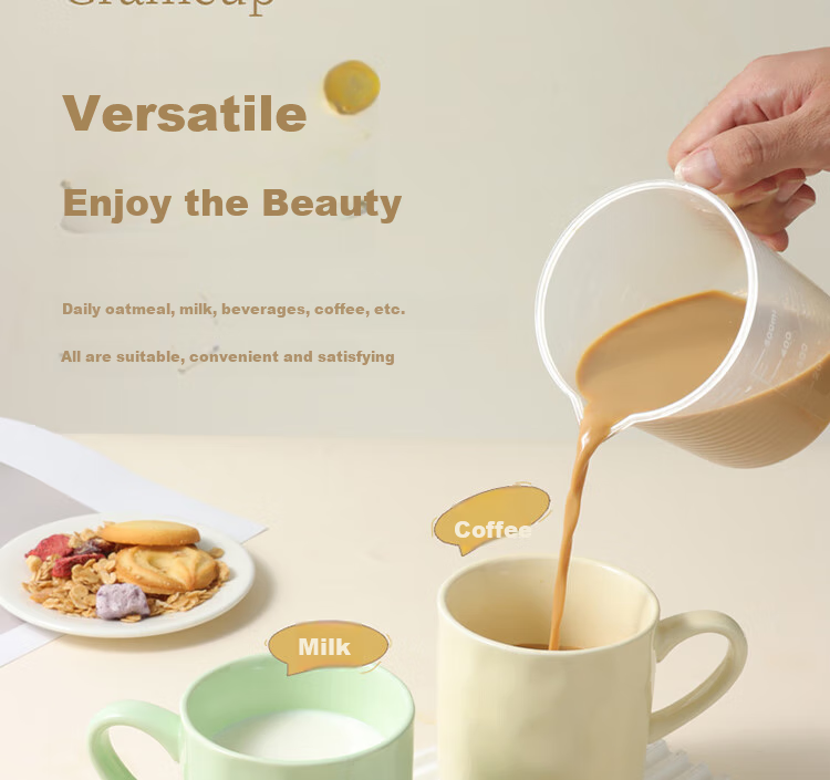 BJ Large Capacity Ceramic Mug, Breakfast Cup for Children, Water Cup, Coffee Mug, Breakfast Bowl, Oatmeal Cup, Milk Cup 9