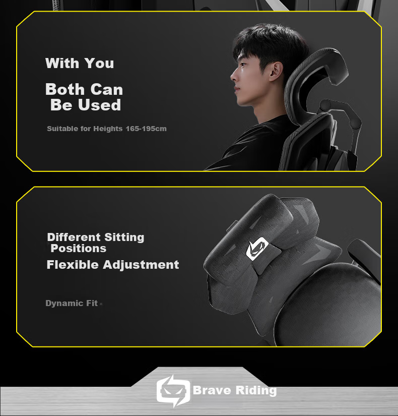 Xiaoqi X5 Gaming Chair, Ergonomic Chair, Gaming Computer Chair, Office Student Home Use, Dual C Lumbar Pillow, Reclining, Long Sitting without Fatigue 9