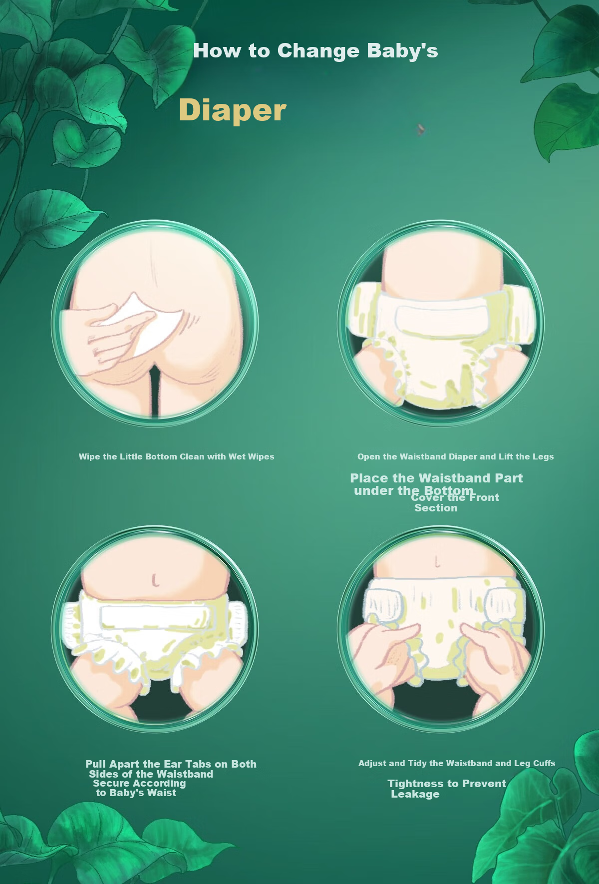 MOBEIEN [10 Times Cleaner Factory] Baby Diapers Breathable Pull-Ups XXL Size 18 Pieces 14