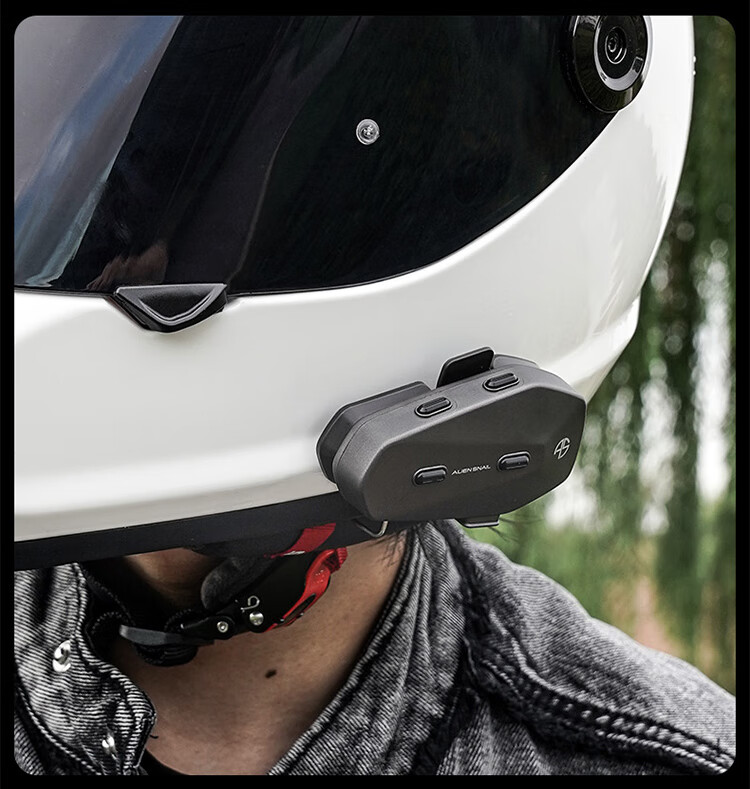 Alien Snail New ET-003 Motorcycle Helmet Bluetooth Headset Riding Helmet Dual Intercom Smart Noise Reduction Long Battery Life 12