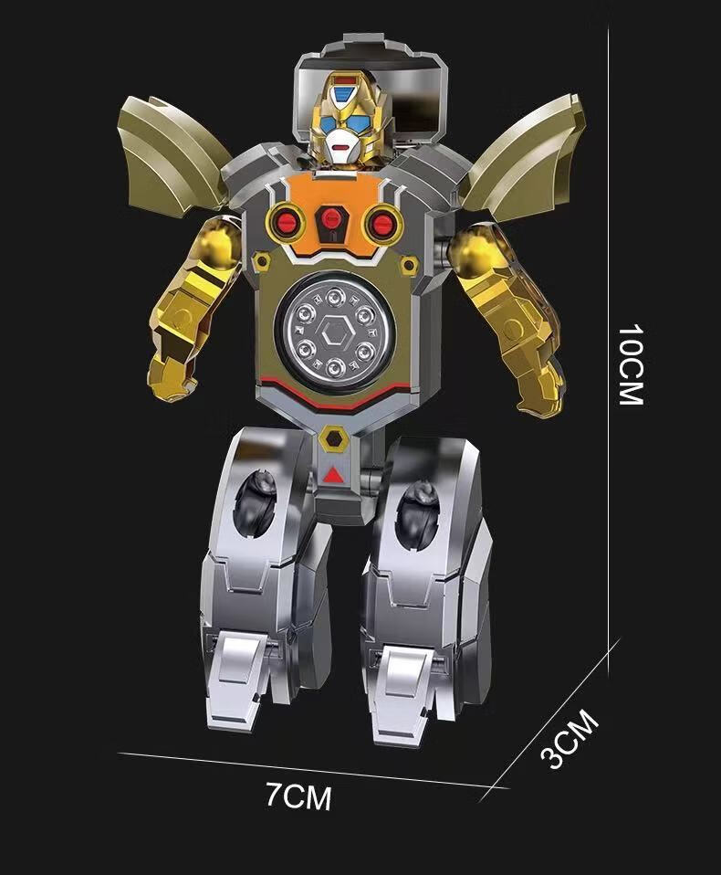 Baobei Qu Popular Creative Stress Relief Finger Spinner Mechanical Transforming Robot Durable Kids Toy Gift 9