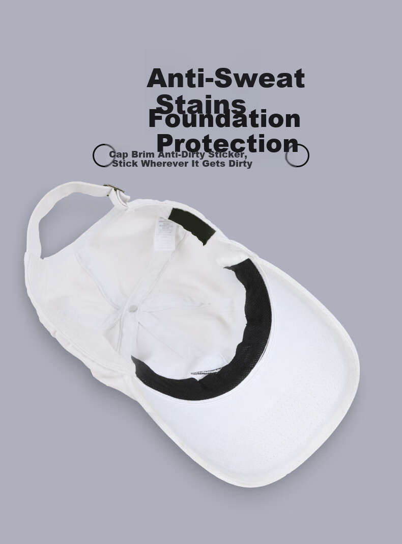 Mileqi Collar Anti-Stain Sticker, Disposable Breathable Sweat-Absorbing Patch, for Shirt Collar And Hat Brim, Inner Sticker, 2.5cm X 8m [1 Roll] - White 6