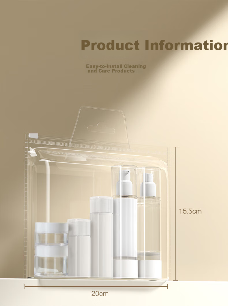 Miaoqian Vacuum Travel Bottles, Airline-Friendly Portable Set, Cosmetics Lotion Powder Foundation Liquid Bottle 6-Piece Set 14