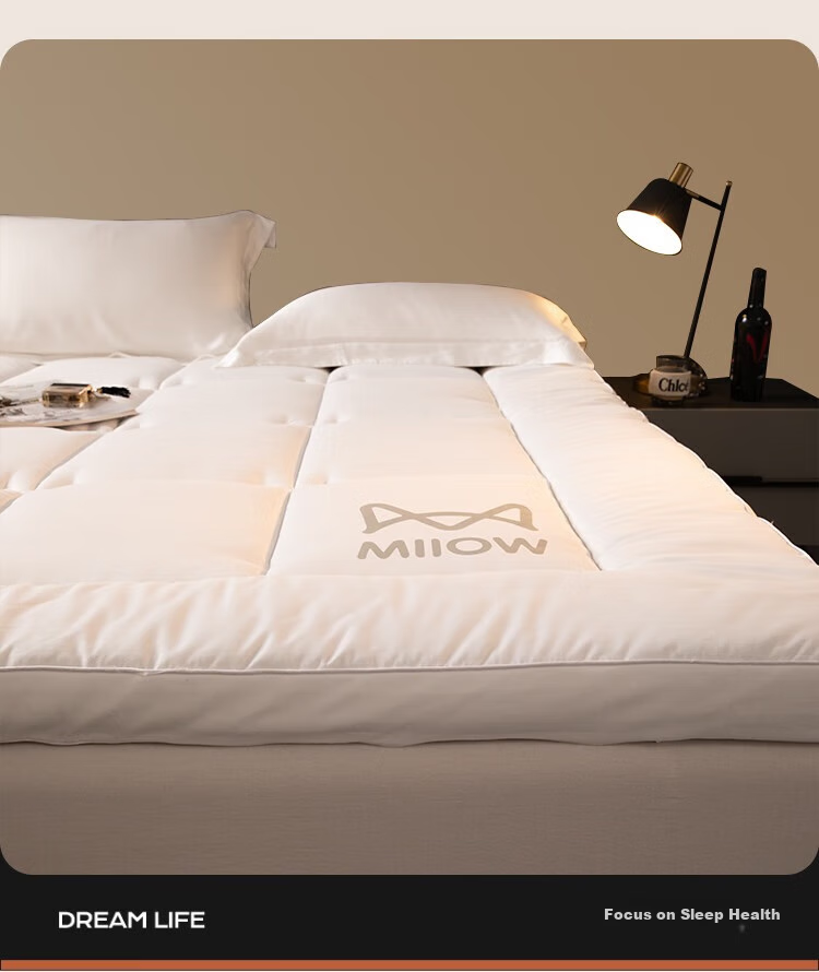 MiiOW Five-Star Hotel Mattress Cover, Soft Pad for Home Use, Bed Mat, Double Tatami Mat, Quilt, 1.5x2 Meters 2
