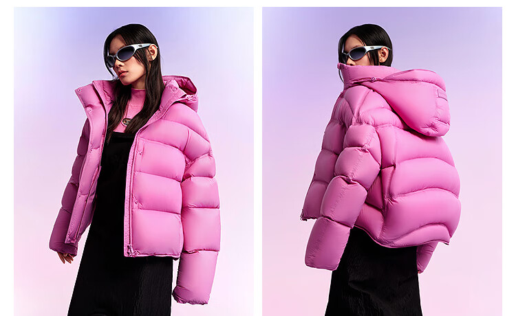 BOSIDENG Women's 25th Anniversary Winter Puffer Thickened Hooded Down Jacket B250243102 Hot Sale Mall Edition 8