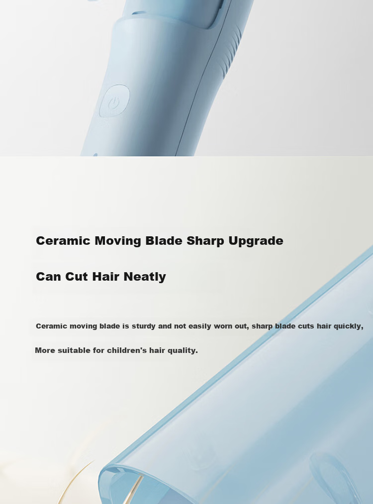 Mijia Children's Hair Clipper, Xiaomi Baby Hair Trimmer That Doesn't Damage The Scalp, Home-Use Hair Cutting And Shaving Electric Trimmer for Babies' Hair, Graduation Gift 7