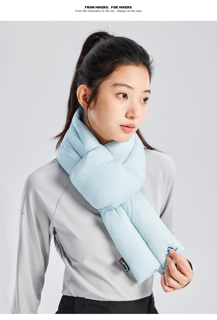 Toread 3M Thinsulate Cotton Scarf Men's Autumn Winter Outdoor Mountaineering Hiking Windproof Warm Cold-Resistant Neck Warmer Women's 12