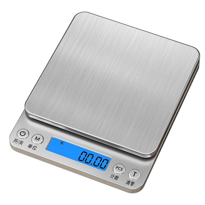 Qianque 0.01g High Precision Electronic Scale Jewelry Gold Scale Kitchen Scale Stainless Steel Surface Baking Scale Weight Scale