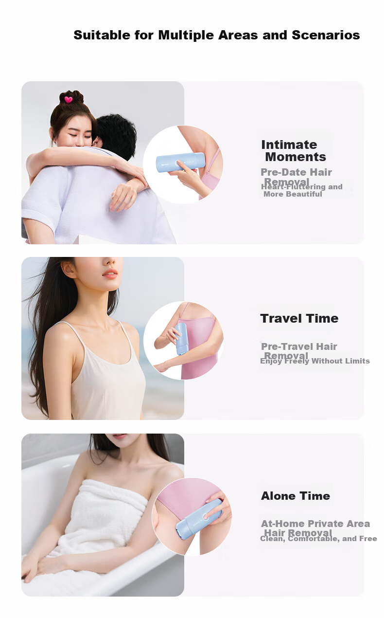 UlikeME [Recommended by Buying and Selling] Sapphire Ice Point Hair Removal Device, Beard Trimmer, Private Area Shaver, Full Body Hair Remover for College Students, Birthday Gift for Girlfriend Or Boyfriend, Brand Authorized 22