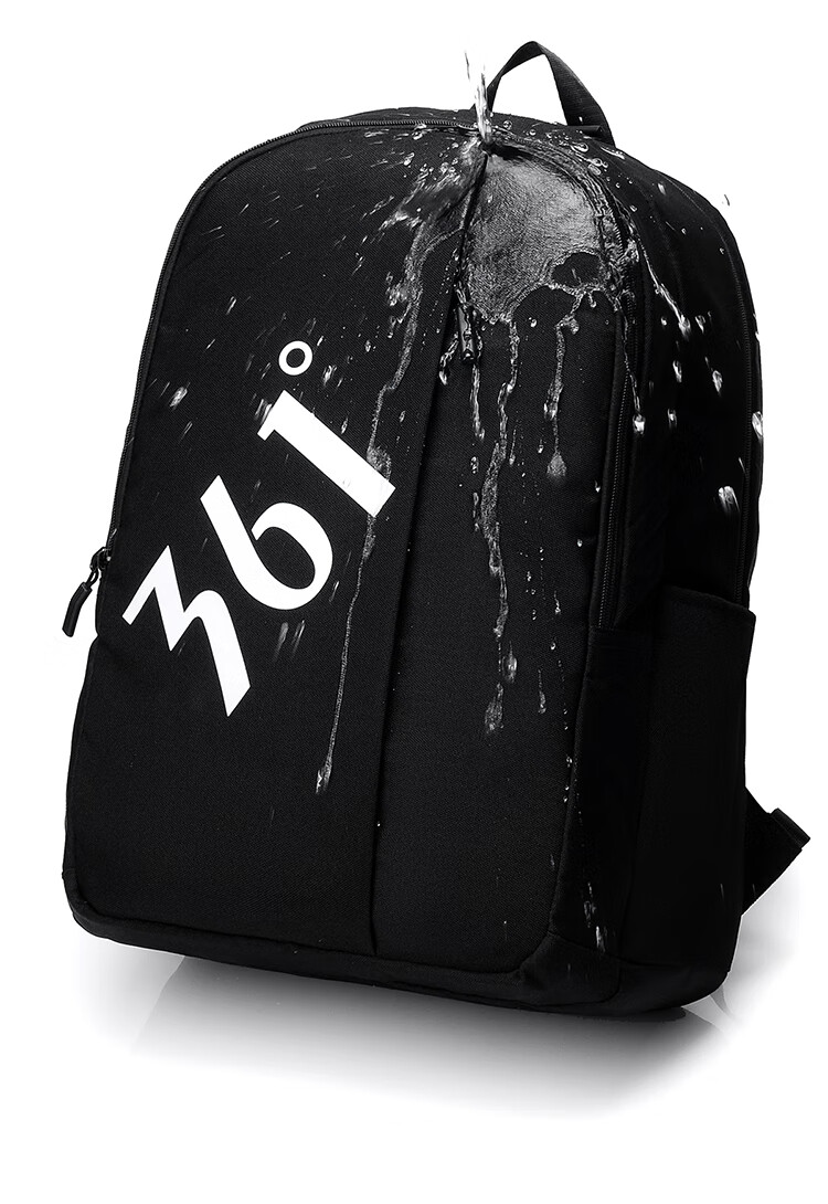 361° Backpack 2025 New Large Capacity School Bag Outdoor Sports Casual Laptop Bag Black 4
