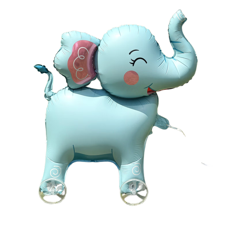 Bingyou Wheeled Walking Balloon Animal 3D Balloon Children's Birthday Decoration Outdoor Large Balloon