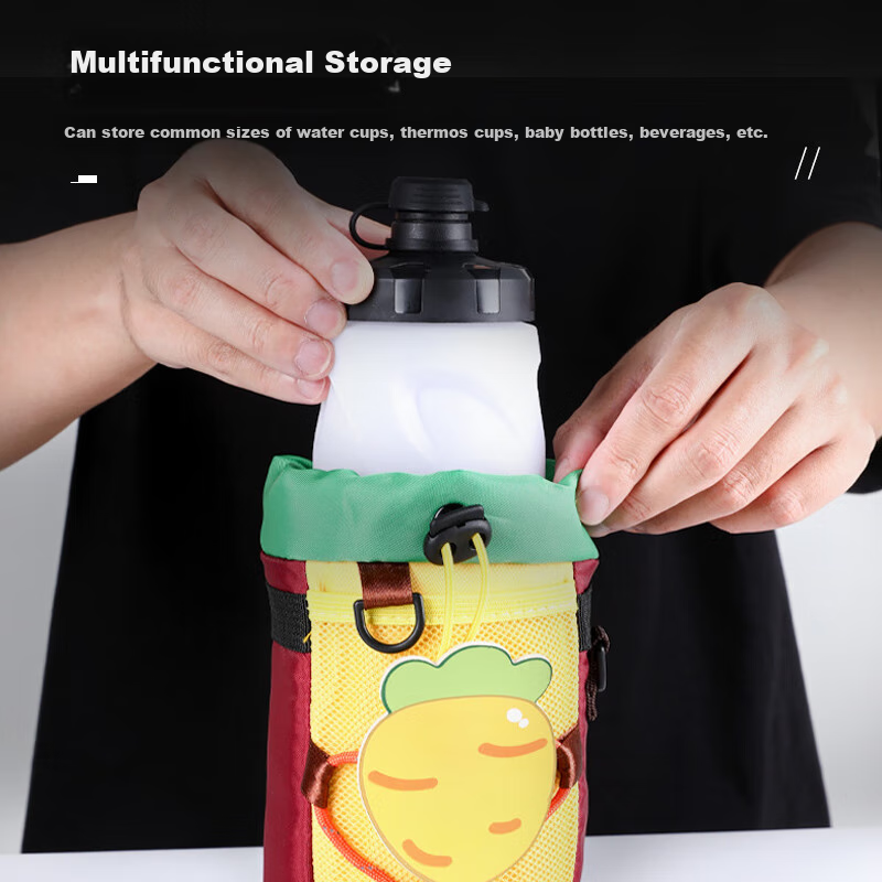 Siwangongli Bicycle Water Bottle Holder, Camping Handlebar Bag, Bike Handlebar Bag, Storage for Mountain Bike And Road Bike, Cycling Equipment