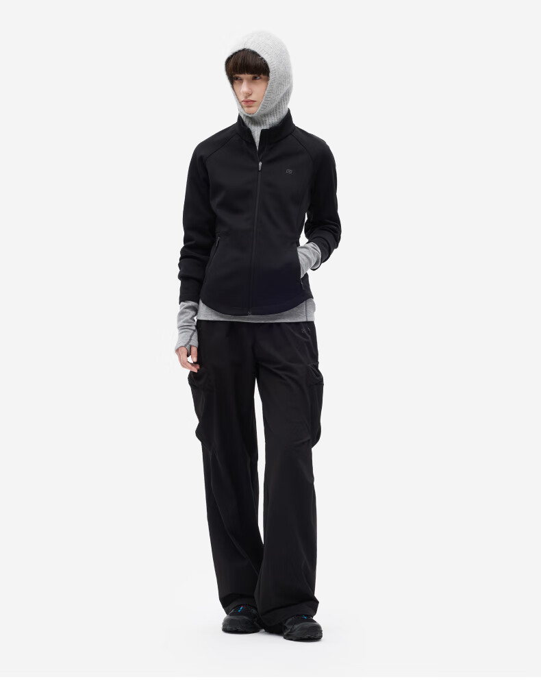 Bananain [Liu Haocun Same Style] Hot Skin 301+ Women's Stand Collar Slim Functional Outdoor Sports Jacket Autumn New 9