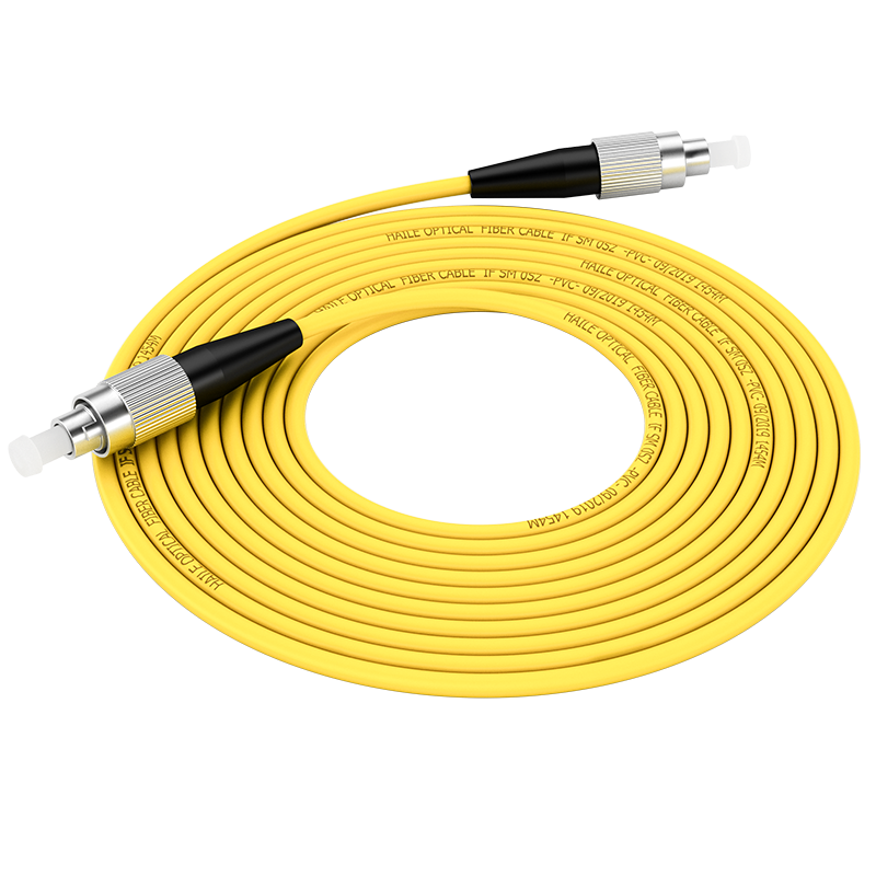 HAILE Single-Mode Fiber Optic Patch Cable (FC-FC, 9/125), Telecom-Grade Single-Core Pigtail Network Cable, 3 Meters, HJ-1FC