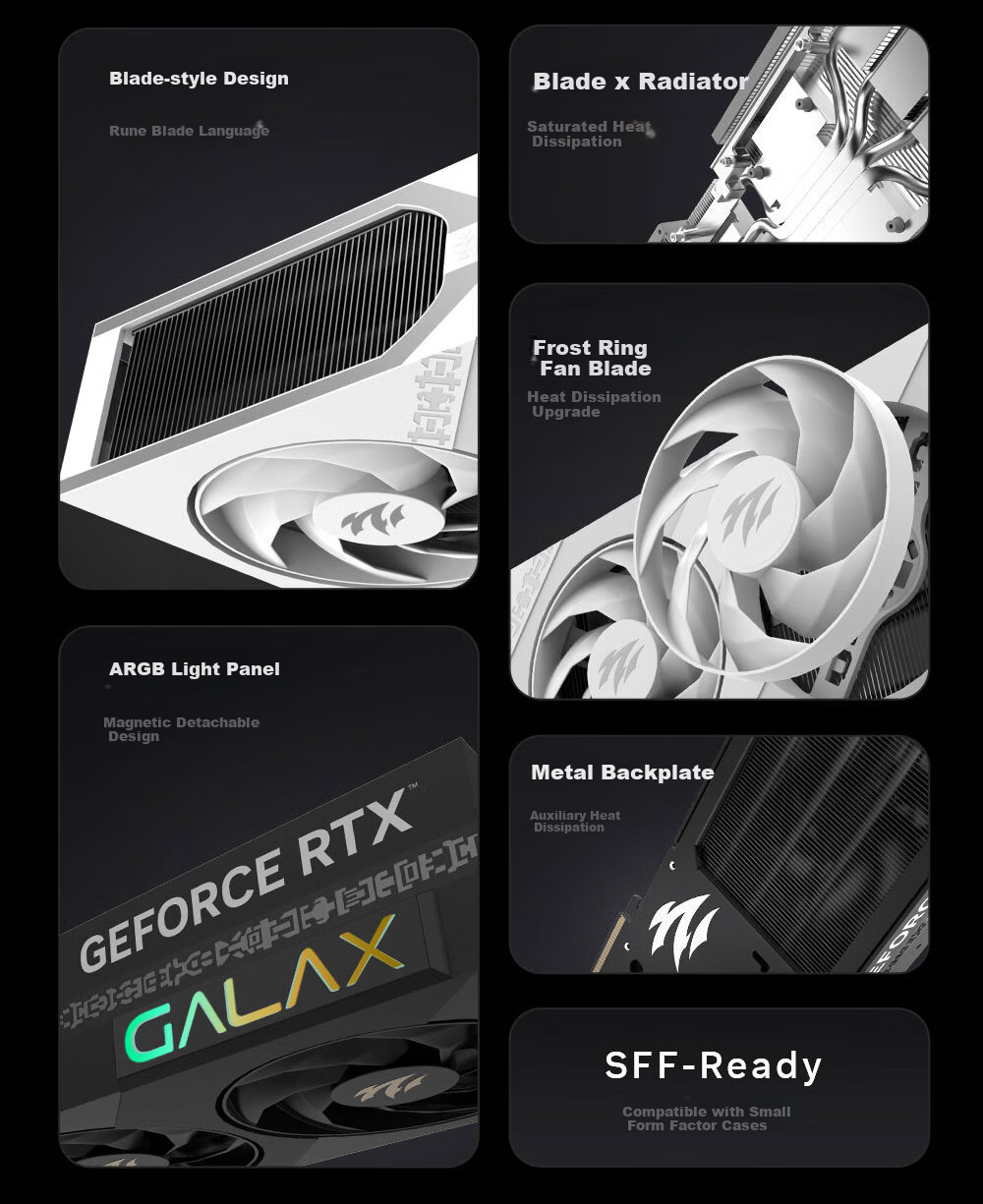 Yingchi GeForce RTX 5070 Magic Blade OC, 12GB GDDR7, DLSS Gaming Design, OpenClaw, Local Deployment, NVIDIA Graphics Card 5
