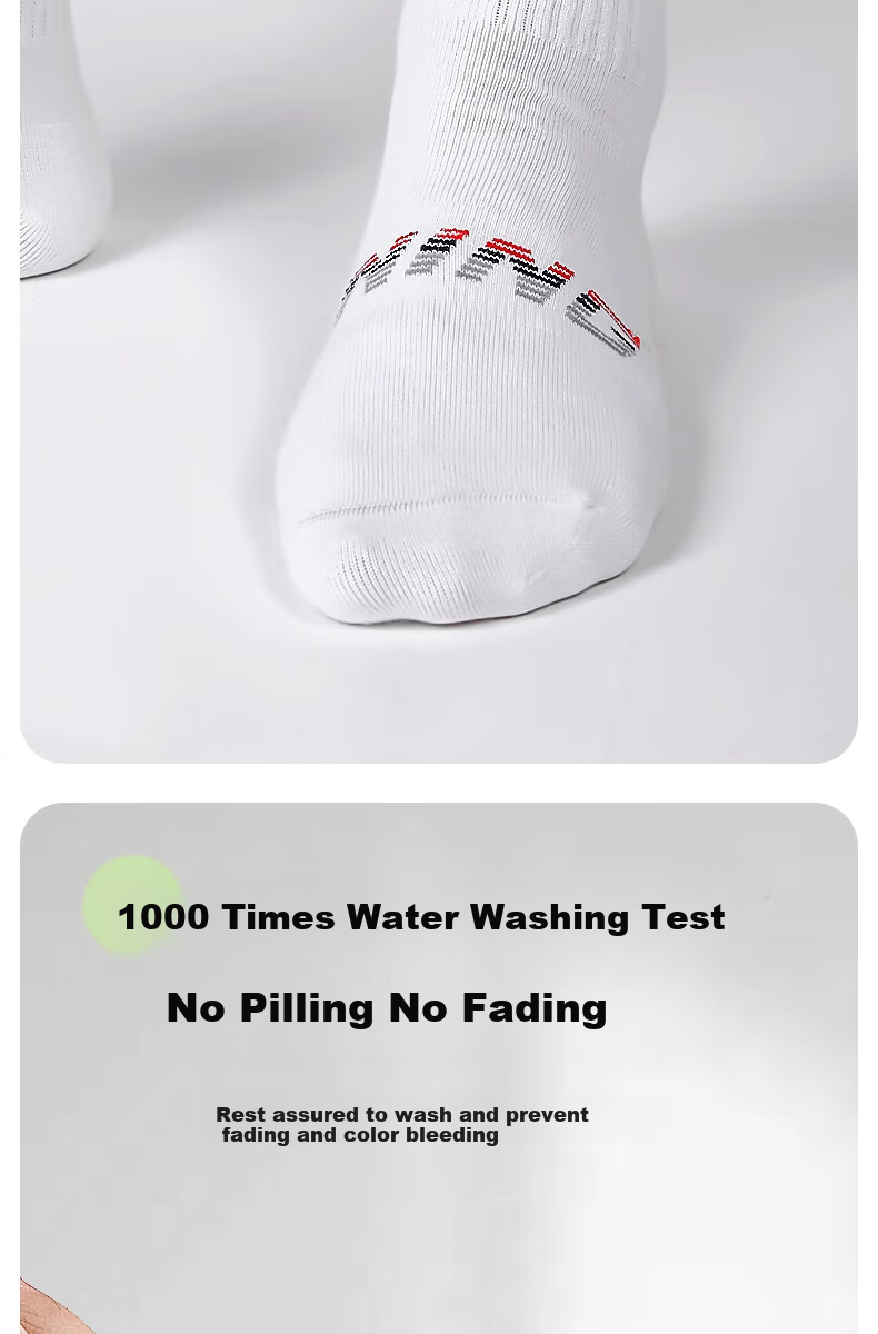 Li-Ning Socks for Men And Women, Sports Basketball Running Socks, Mid-Calf, Spring And Summer, Cotton Casual Sweat-Absorbing Breathable Odor-Resistant Hiking Socks, Gray 10