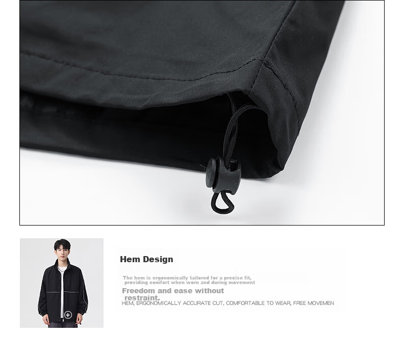 Huili Men's Jacket, Autumn Casual Reflective Striped Jacket, Trendy Versatile Windproof Coat, Men's Outerwear, Silver Gray, XL 22