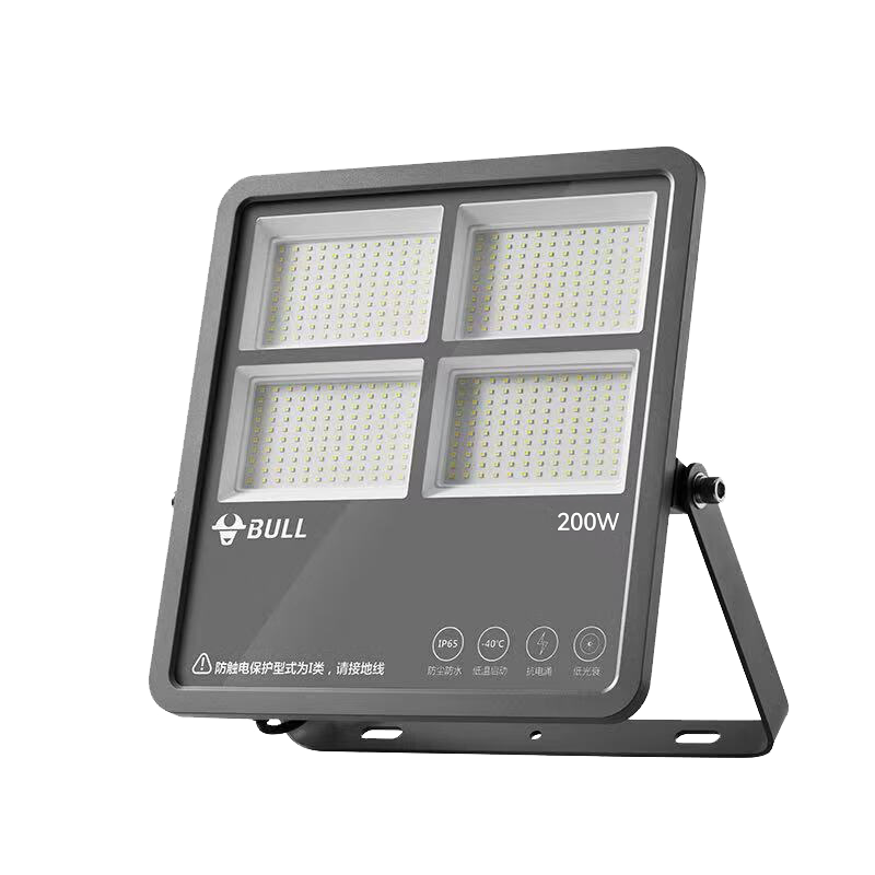 BULL LED Floodlight Outdoor Street Light Yard Light Billboard Light Camping Light IP65 Waterproof MG-F200A-AE Haojiang Series 6500K White Light 200W