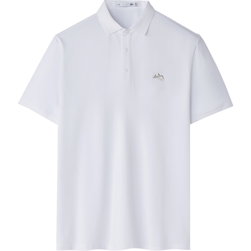 HLA Hailan Home Men's Short Sleeve Polo Shirt 26 Runway Same Style Mountain Not High Series Cool Short Sleeve Summer