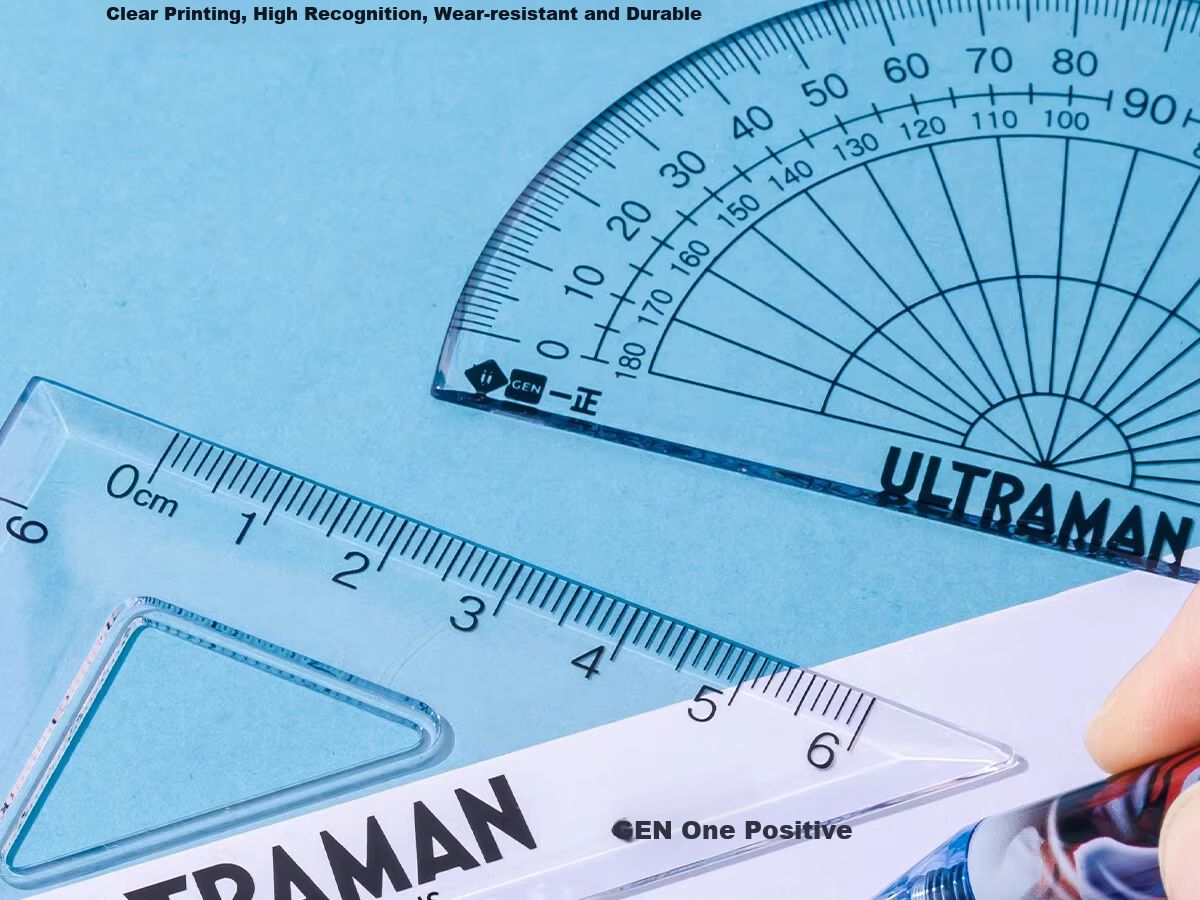 YI ZHENG Ruler Set, Stationery, First Grade Student Multifunctional Exam-Specific Protractor Drawing Measuring Geometry Scale Drawing Function Transparent Ruler, Ultraman YZ7310 9