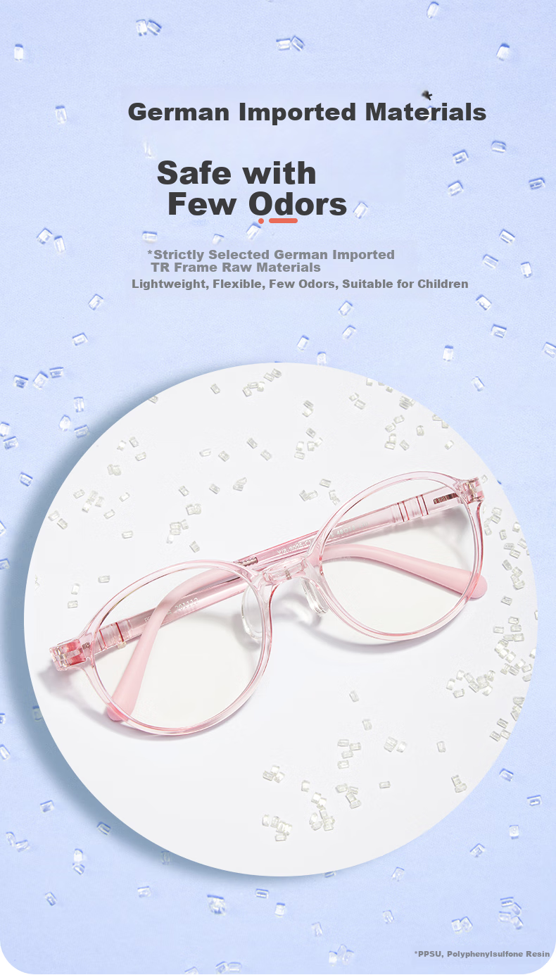 Yanjingbang Anti-Blue Light Glasses for Children And Kids, Non-Prescription Eyeglass Frames for Elementary School Students YJB9006 5