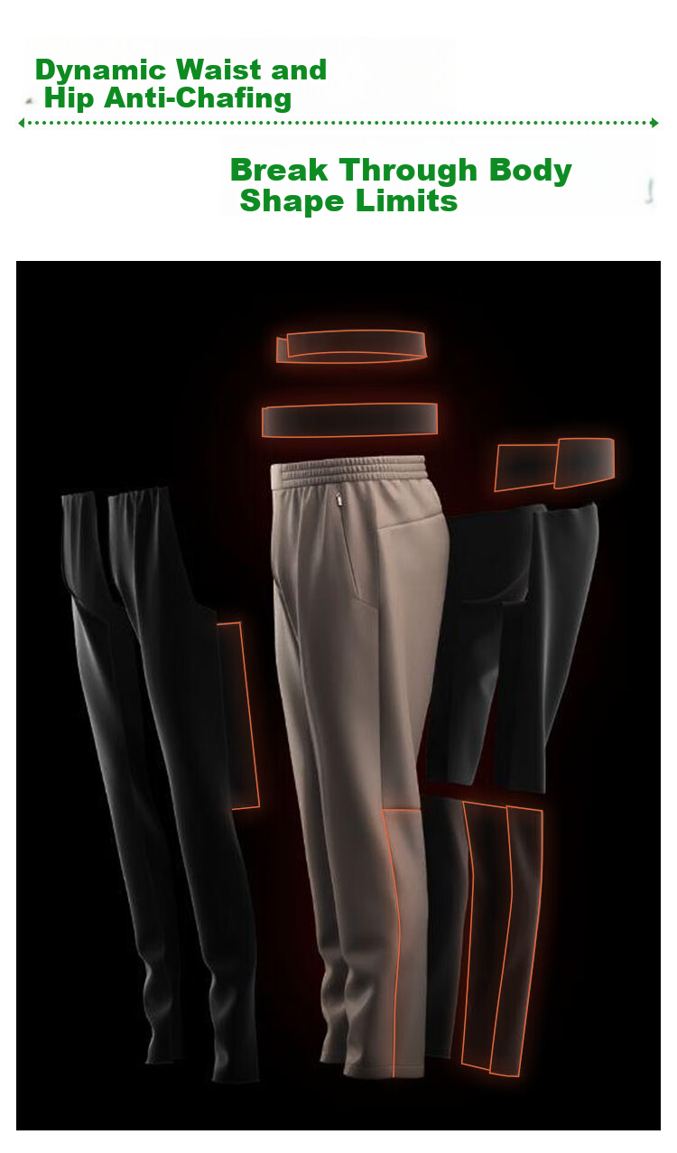 JD Jingzao Water-Repellent 25 New Men's Sports Pants Autumn Winter Warm Outdoor Hiking Durable Commuter Casual Pants Gray L 12