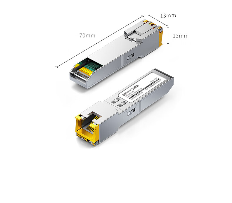 DOREWIN Gigabit Optical Module SFP Fiber Module 1G Single-mode Dual Fiber Compatible with Huawei/H3C/TP-Link LC Interface SM1310 20km Single Pack 11